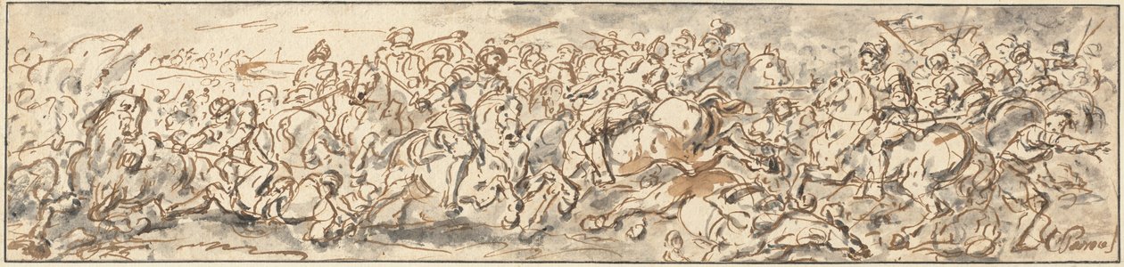 Batalha de Cavalaria de Charles Parrocel