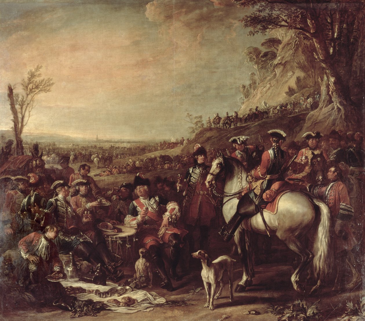 Dragões Montados da Casa do Rei, 1737 de Charles Parrocel