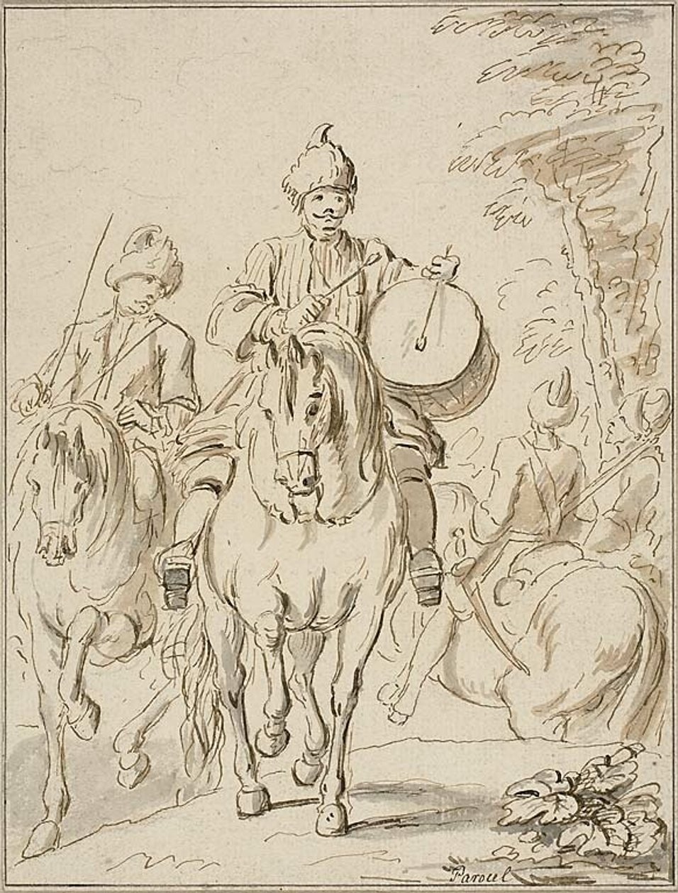 Cavaleiros orientais de Charles Parrocel