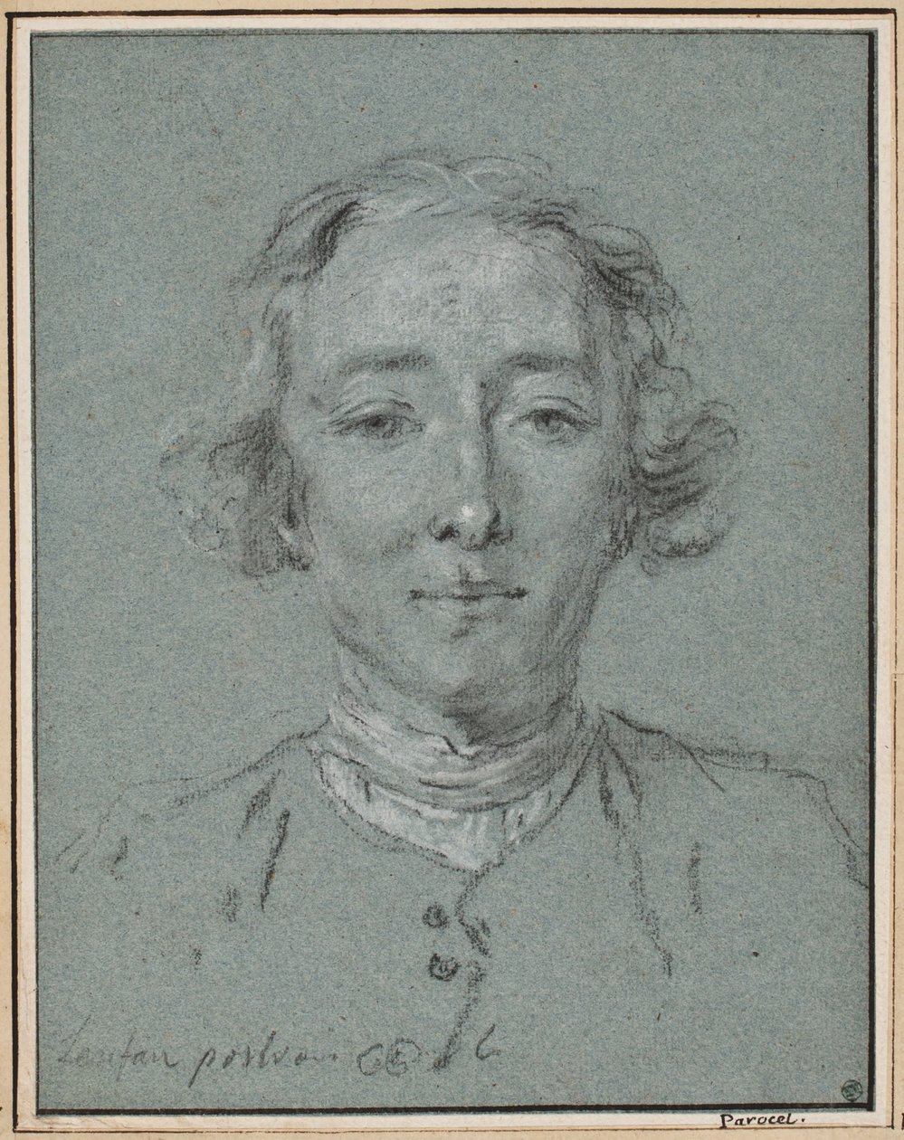 Retrato do artista Pierre Lenfant de Charles Parrocel