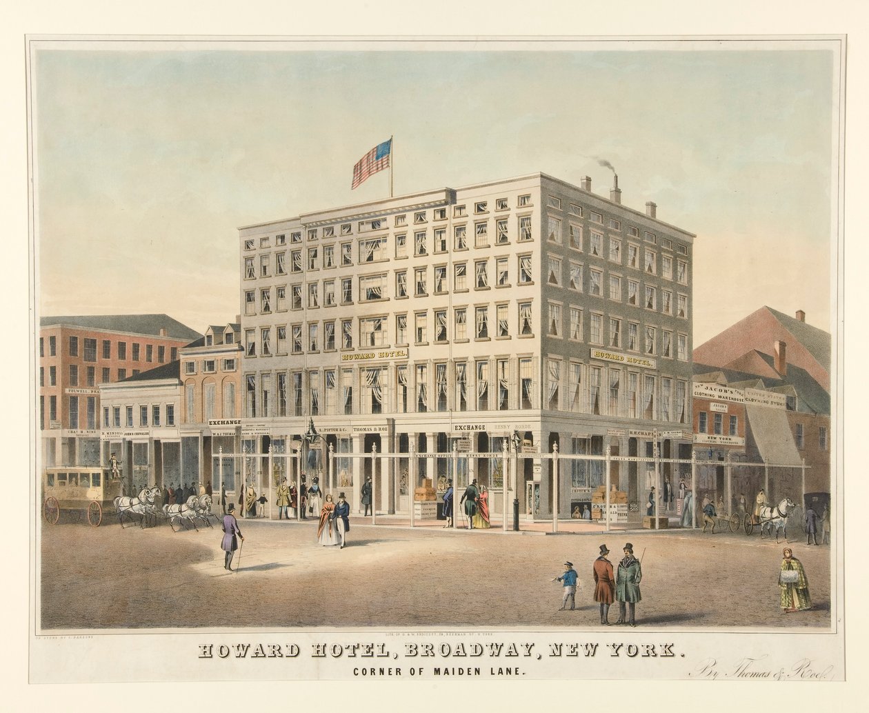 Howard Hotel, Broadway, Nova Iorque de Charles Parsons