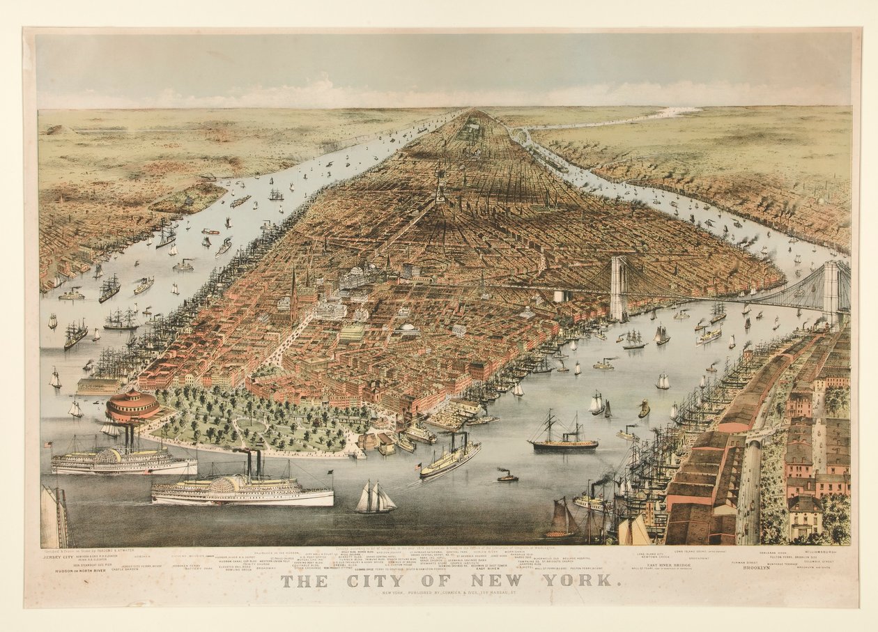 A Cidade de Nova Iorque de Charles Parsons