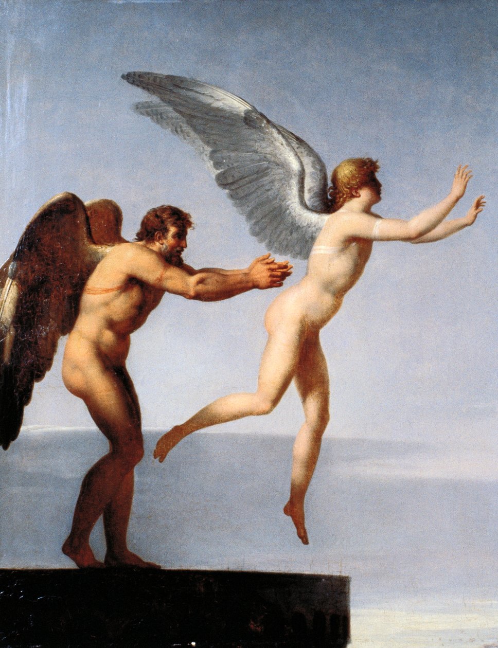 Daedalus e Icarus de Charles Paul Landon