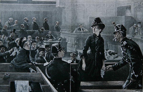 Depois da Acquittal, gravada por Michelet, do 