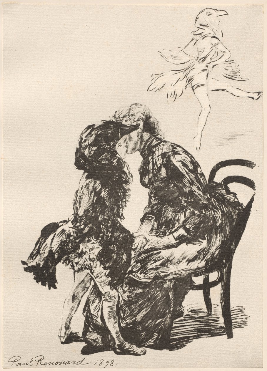 Antes do balé, 1898. de Charles Paul Renouard