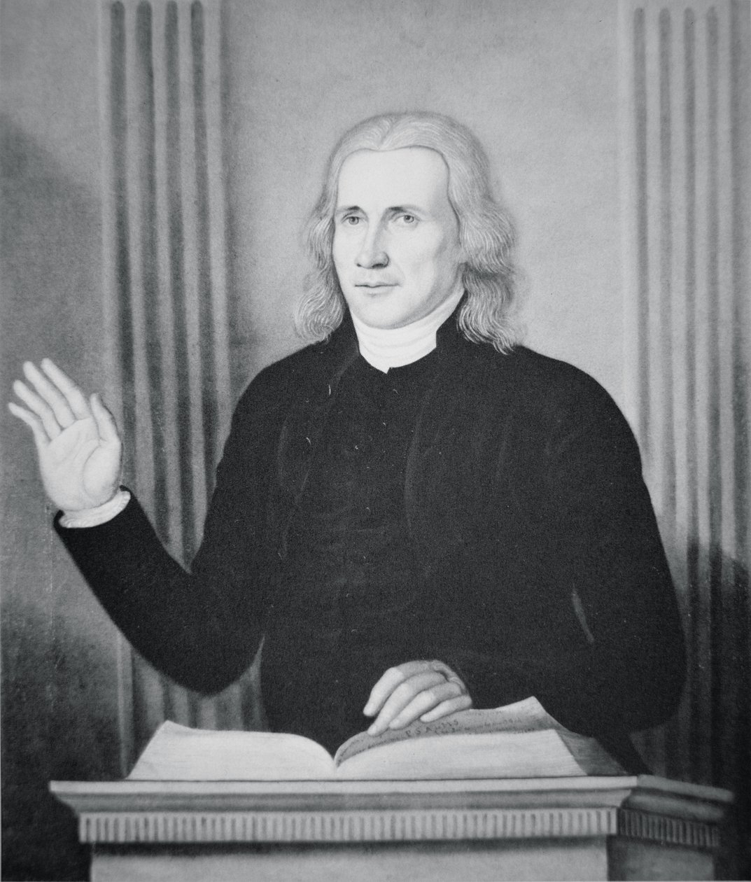 Francis Asbury (litho) de Charles Peale (after) Polk