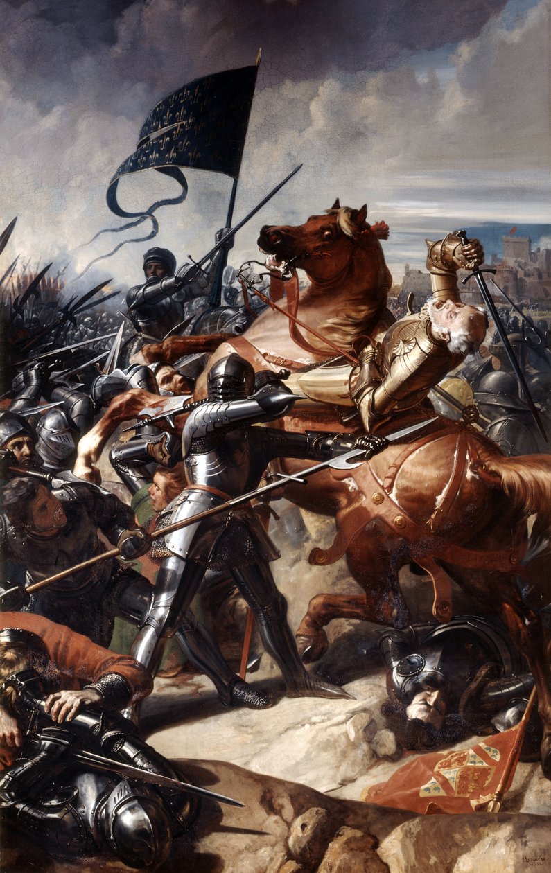 Batalha de Castillon, 17 de julho de 1453, 1838 de Charles Philippe Lariviere