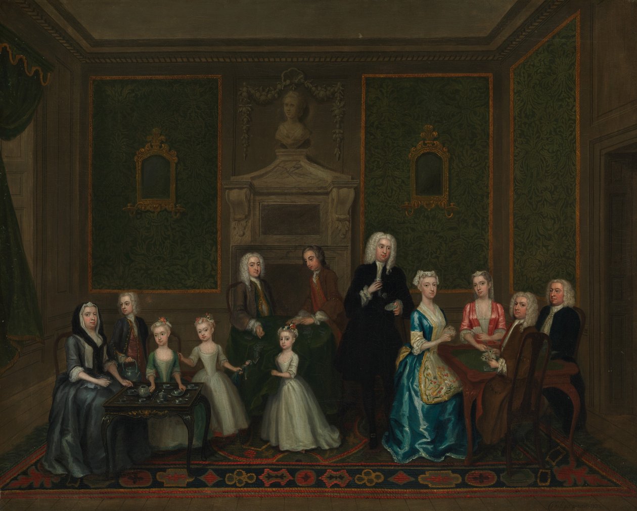 A família forte, 1732 de Charles Philips