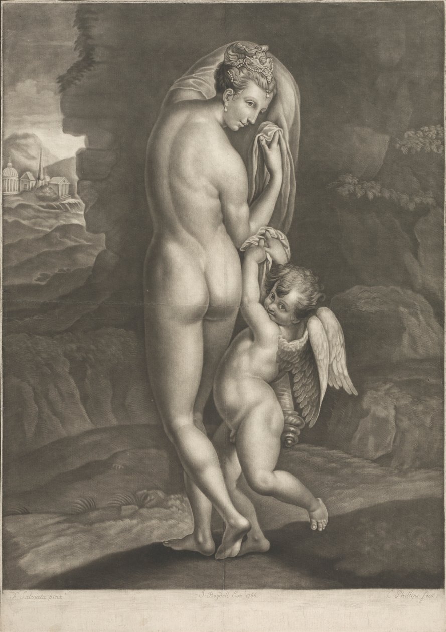 Vénus e Cupido de Charles Phillips