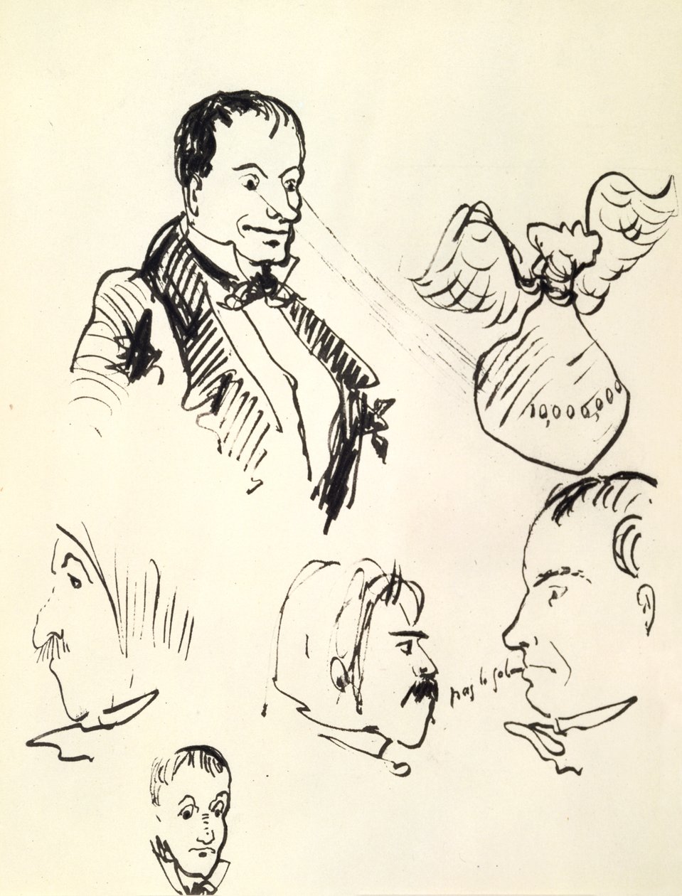 Auto-retrato, c1850-1867 de Charles Pierre Baudelaire