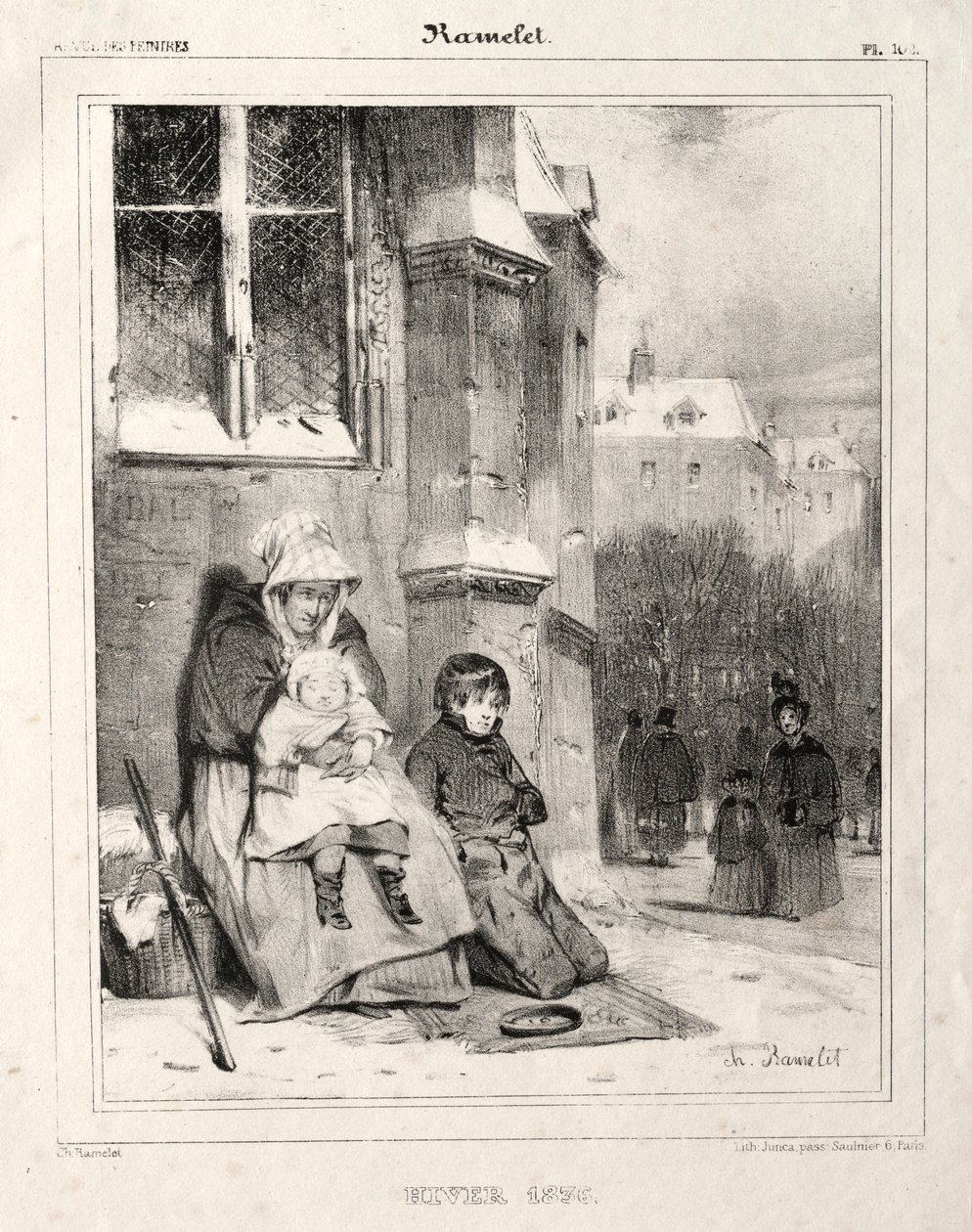 Inverno, 1836. de Charles Ramelet