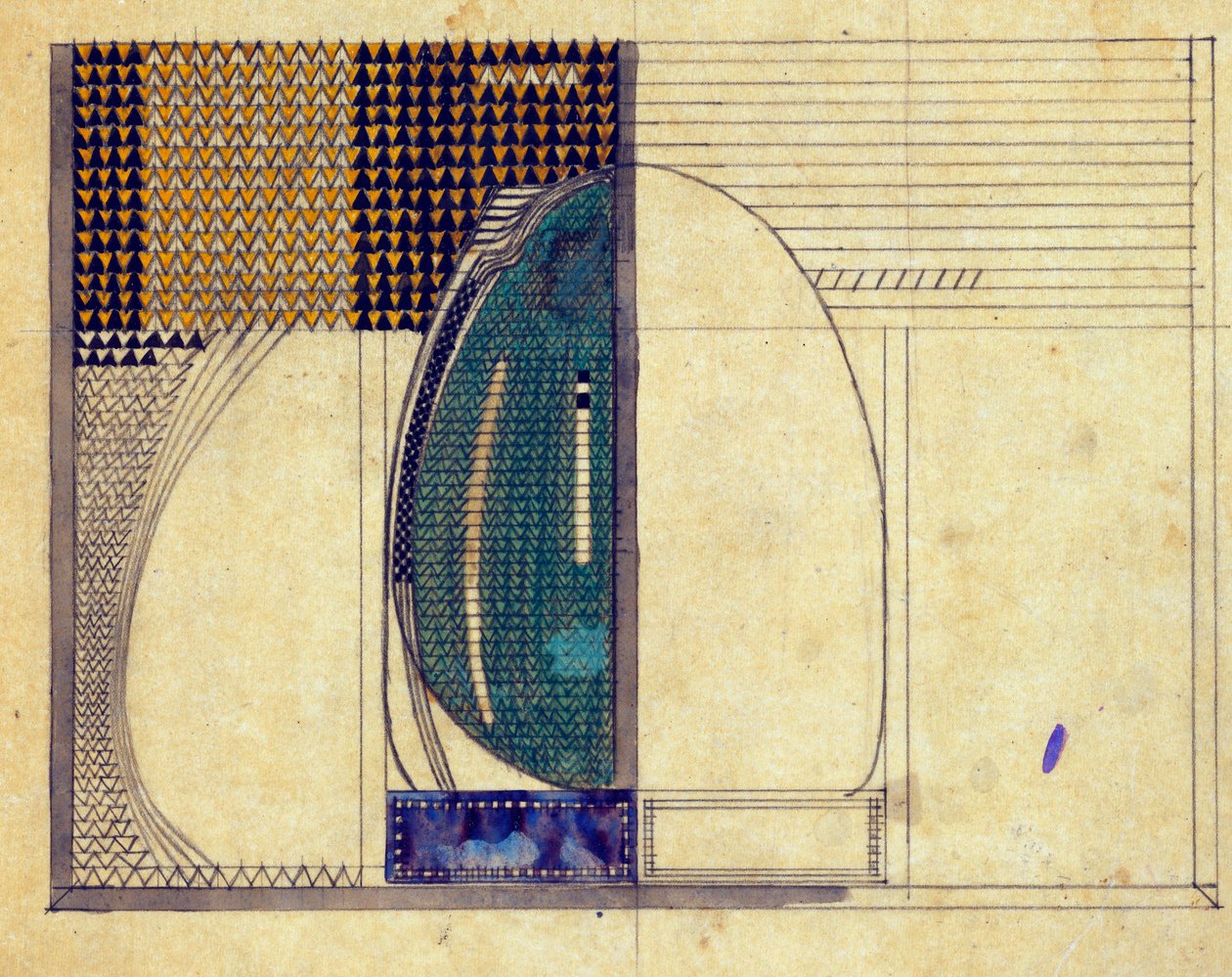 Projeto para WJ Bassett-Lowke, 1916 de Charles Rennie Mackintosh