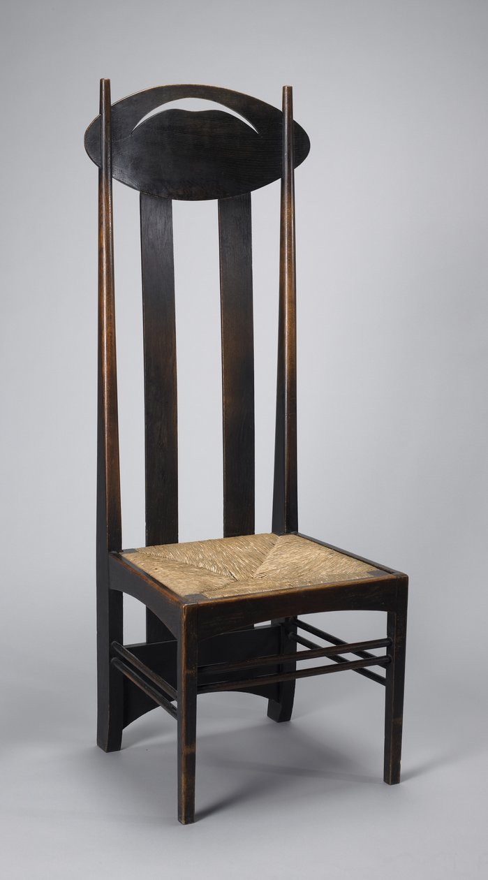 Cadeira de encosto alto de Charles Rennie Mackintosh