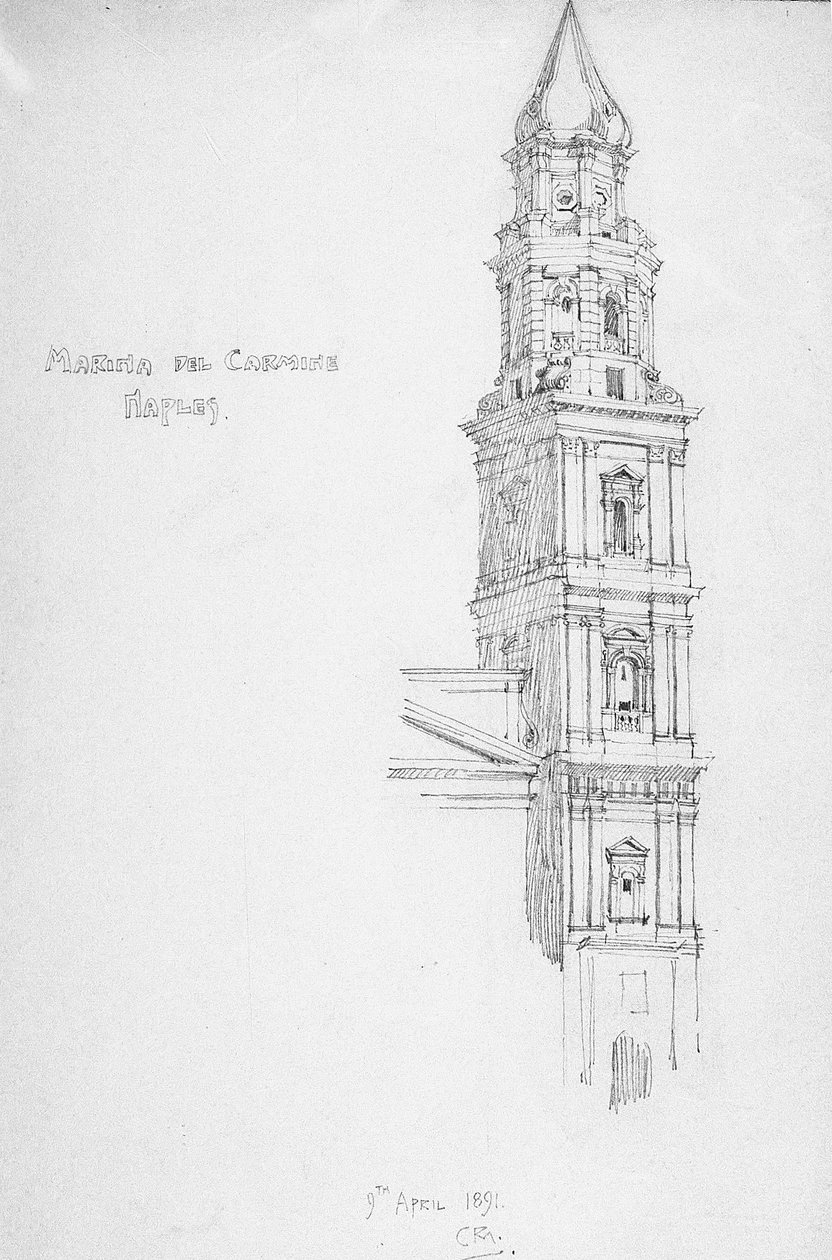 Marian del Carmine, Nápoles de Charles Rennie Mackintosh