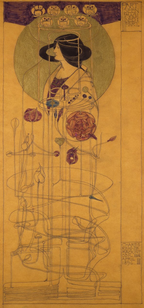 Parte vista, parte imaginada de Charles Rennie Mackintosh