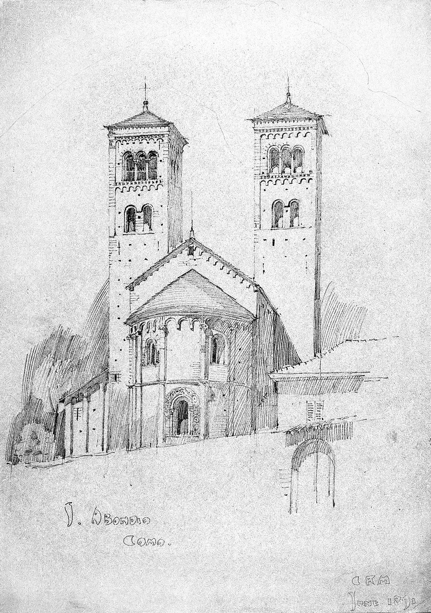 S. Abondio, Como, 1891 de Charles Rennie Mackintosh