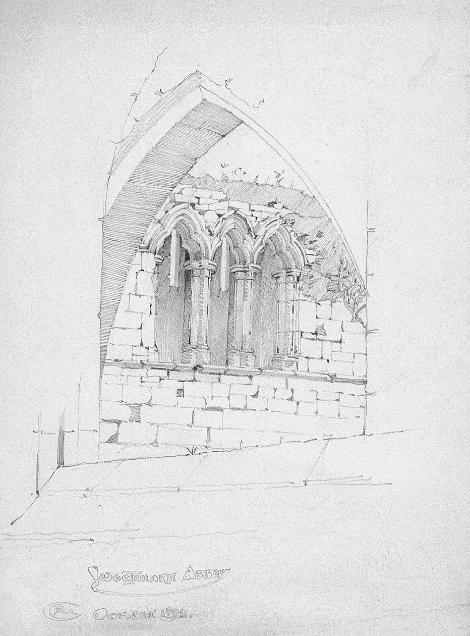 Abadia do Querido, 1892 de Charles Rennie Mackintosh