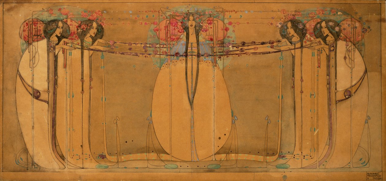 A rainha de maio de Charles Rennie Mackintosh