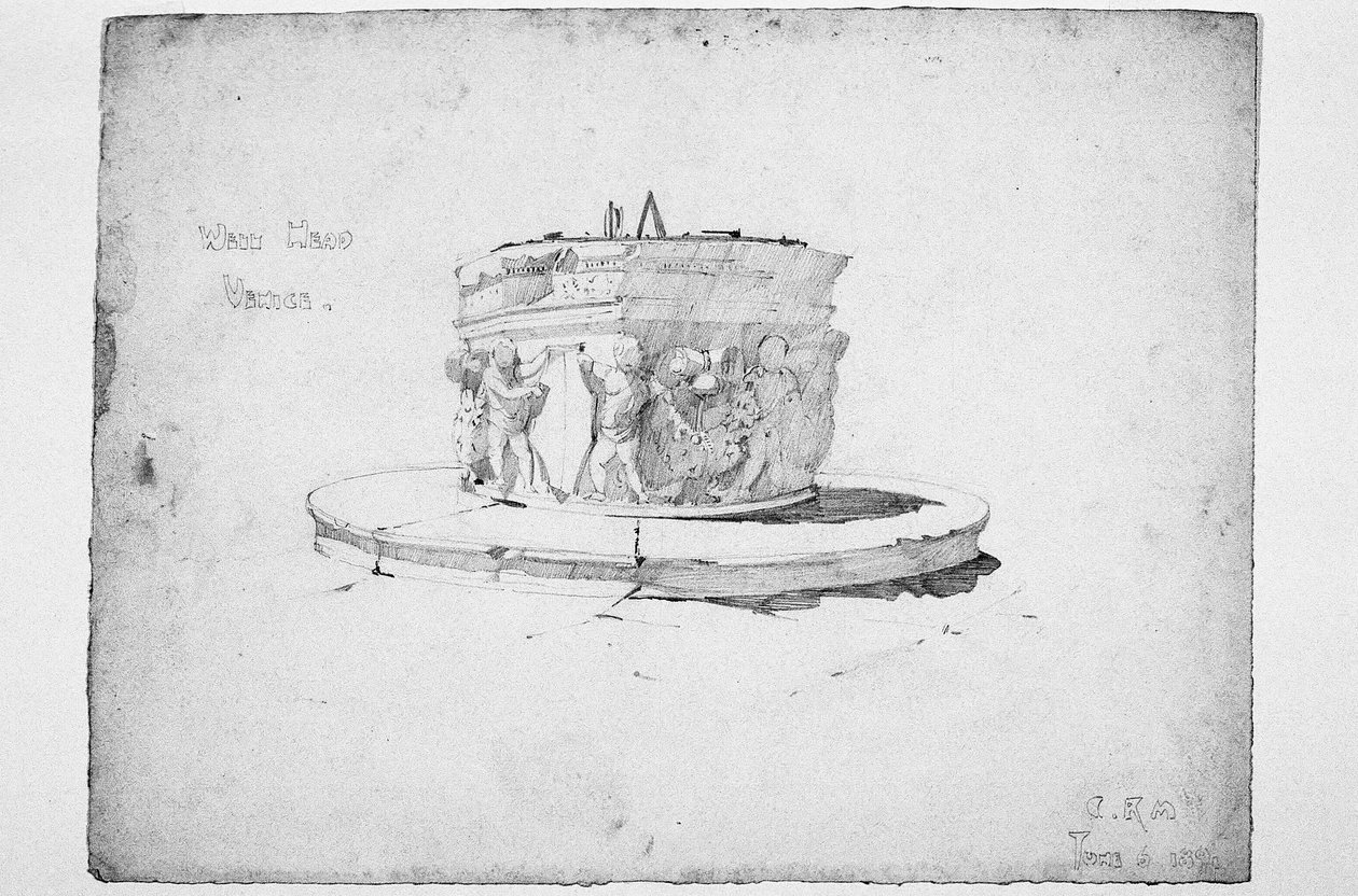 Bem Cabeça, Veneza, 1891 de Charles Rennie Mackintosh