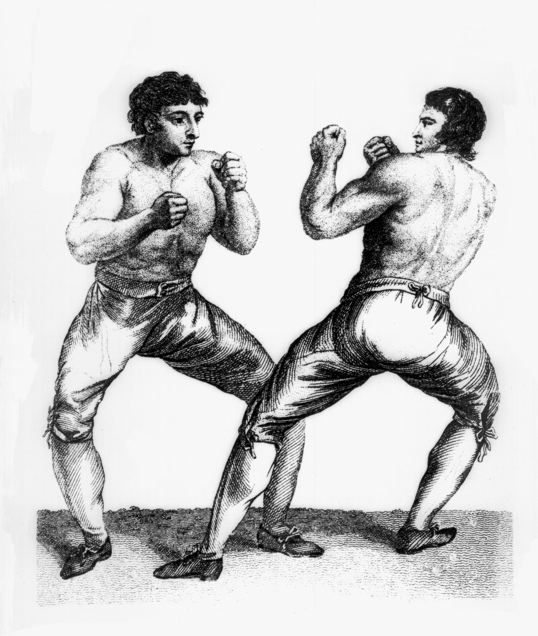 Encaixotamento do fósforo entre Daniel Mendoza e Richard Humphreys, 29 de setembro de 1790 de Charles Reuben Ryley