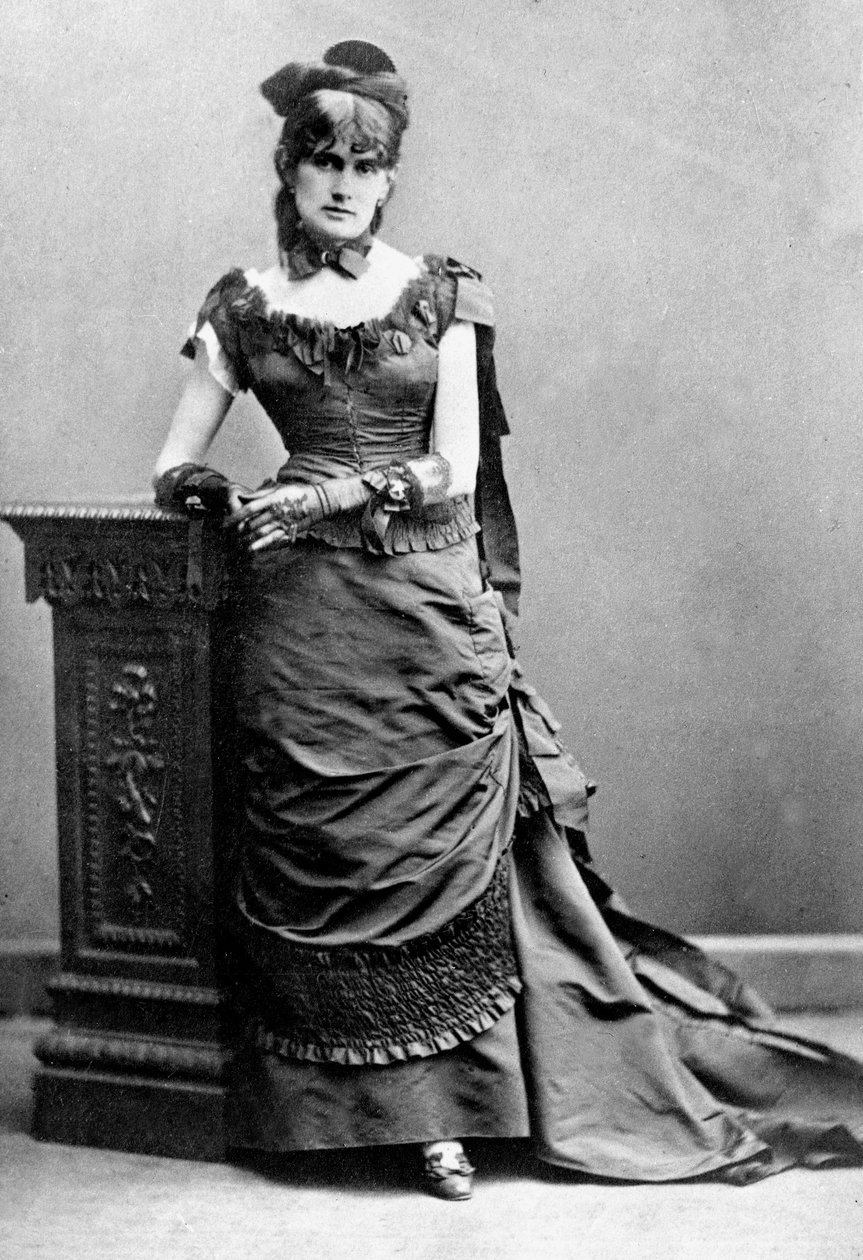 Berthe Morisot, c.1880 (foto a p/b) de Charles Reutlinger