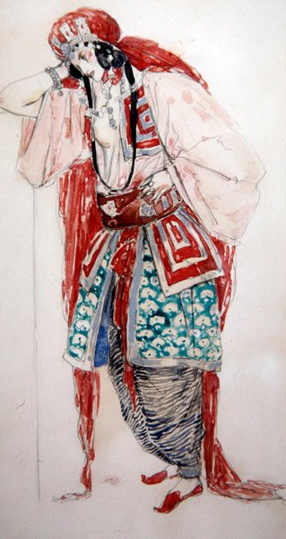 traje oriental de Charles Ricketts