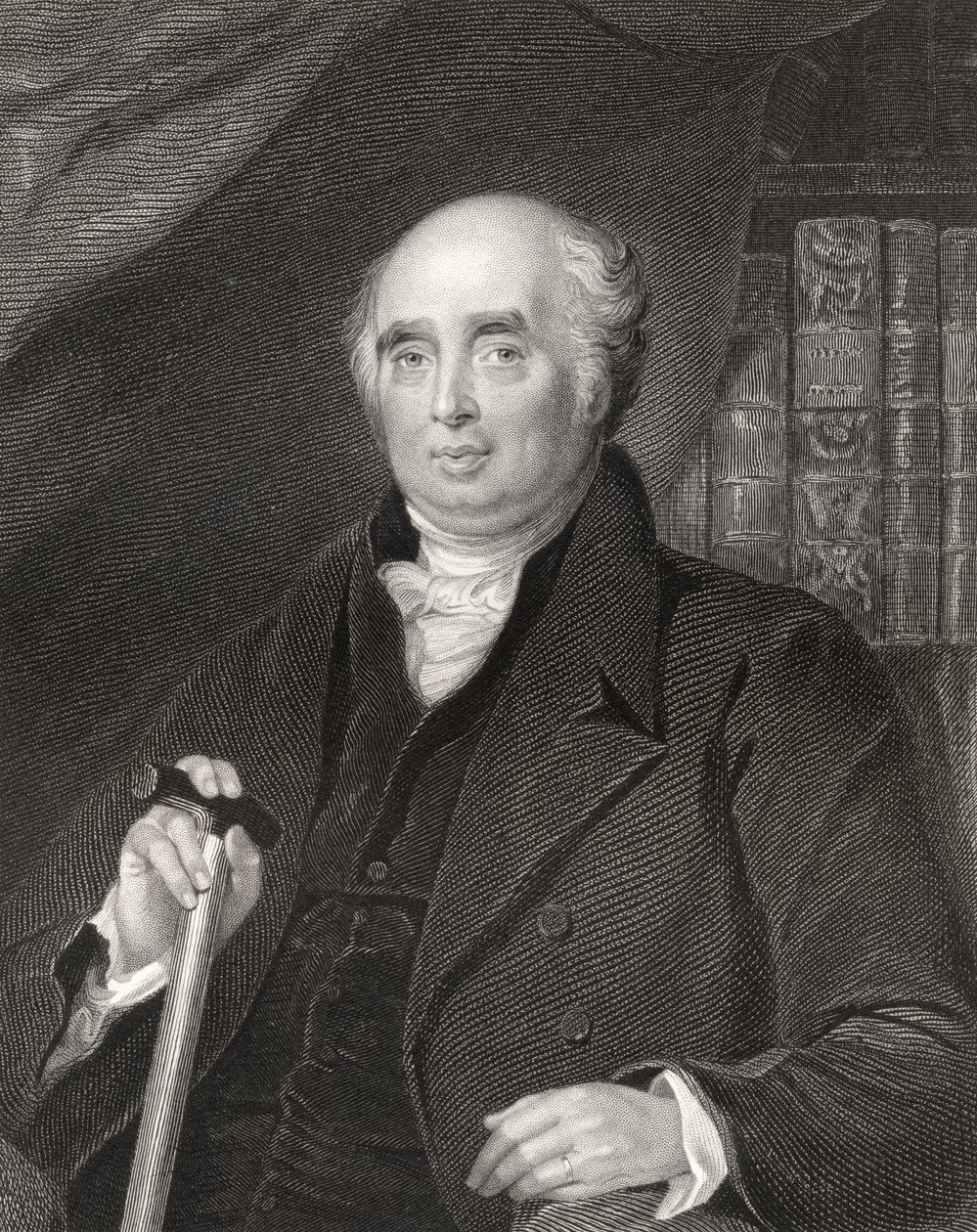 Henry Richard Fox, gravado por H. Robinson, da National Portrait Gallery, volume III, publicado em 1835 de Charles Robert Leslie