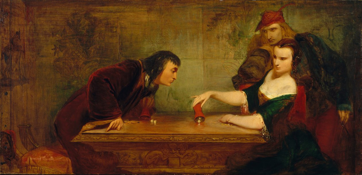 O Último Lance, ca. 1840 de Charles Robert Leslie