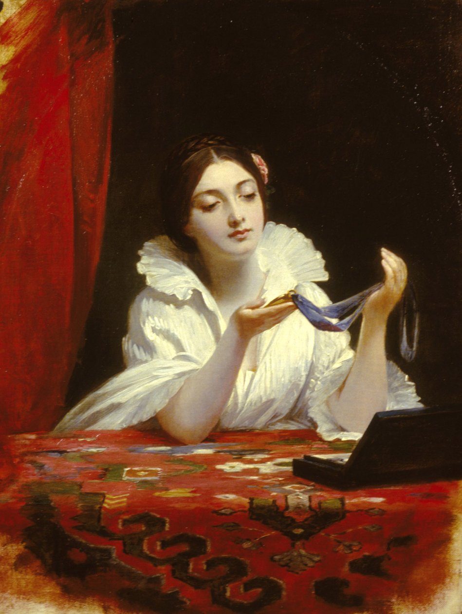 A miniatura, c.1840 de Charles Robert Leslie