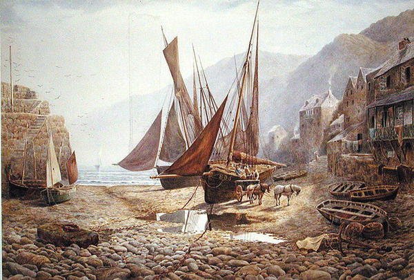 A piscina do porto, Clovelly de Charles Robertson
