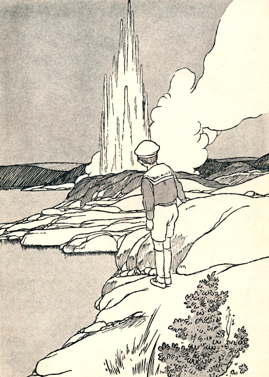 Um gêiser, 1912 de Charles Robinson