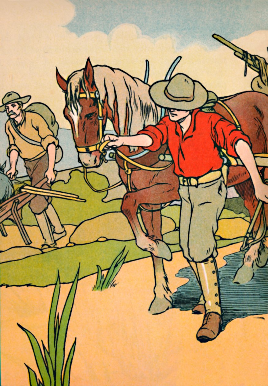 Fora para os campos de ouro, 1912 de Charles Robinson