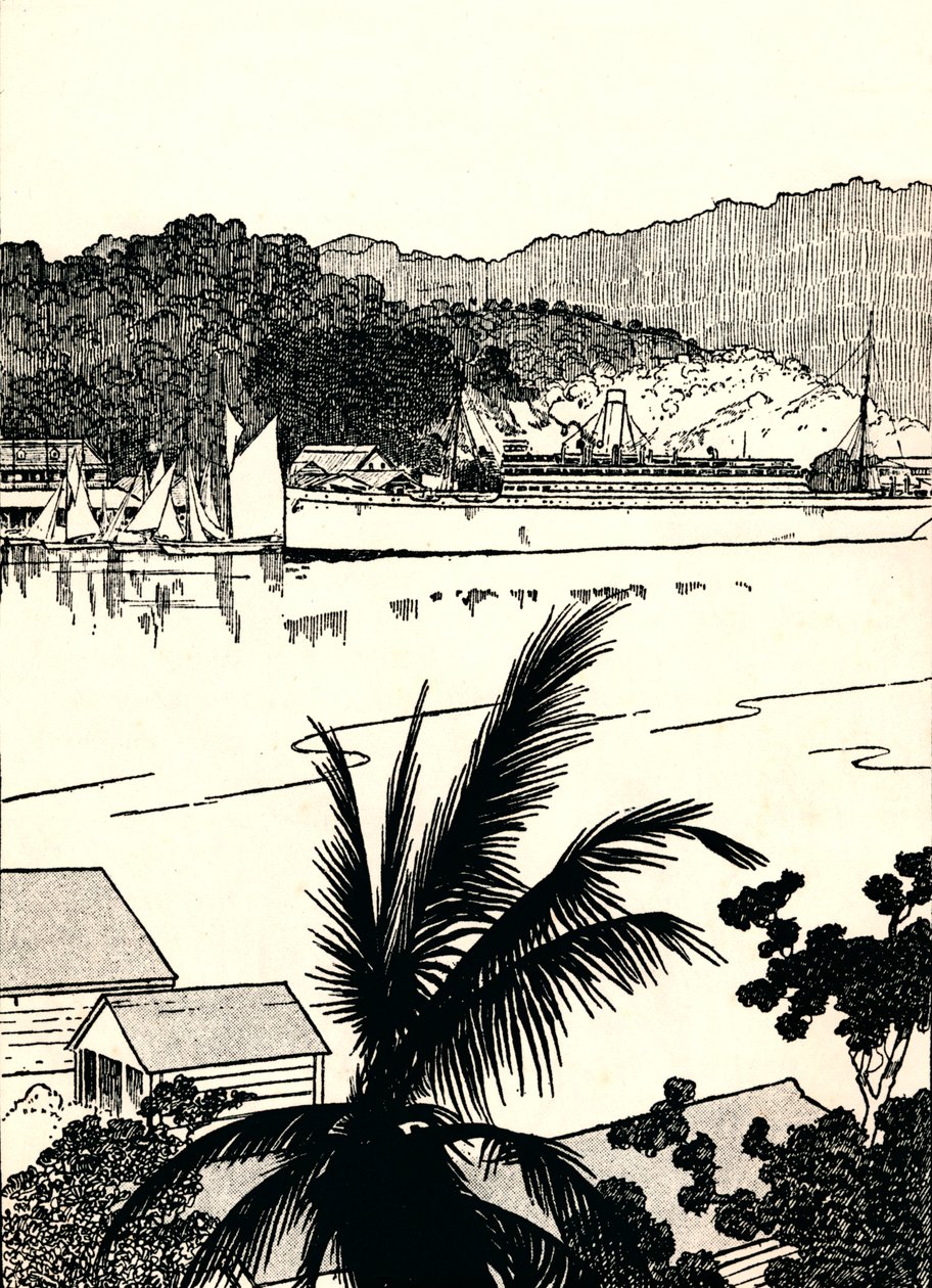 Port Antonio, Jamaica, 1912 de Charles Robinson