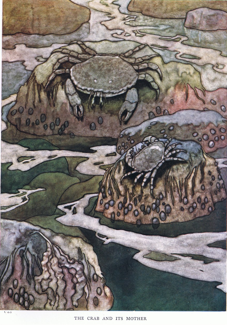 O caranguejo e sua mãe, década de 1930 de Charles Robinson