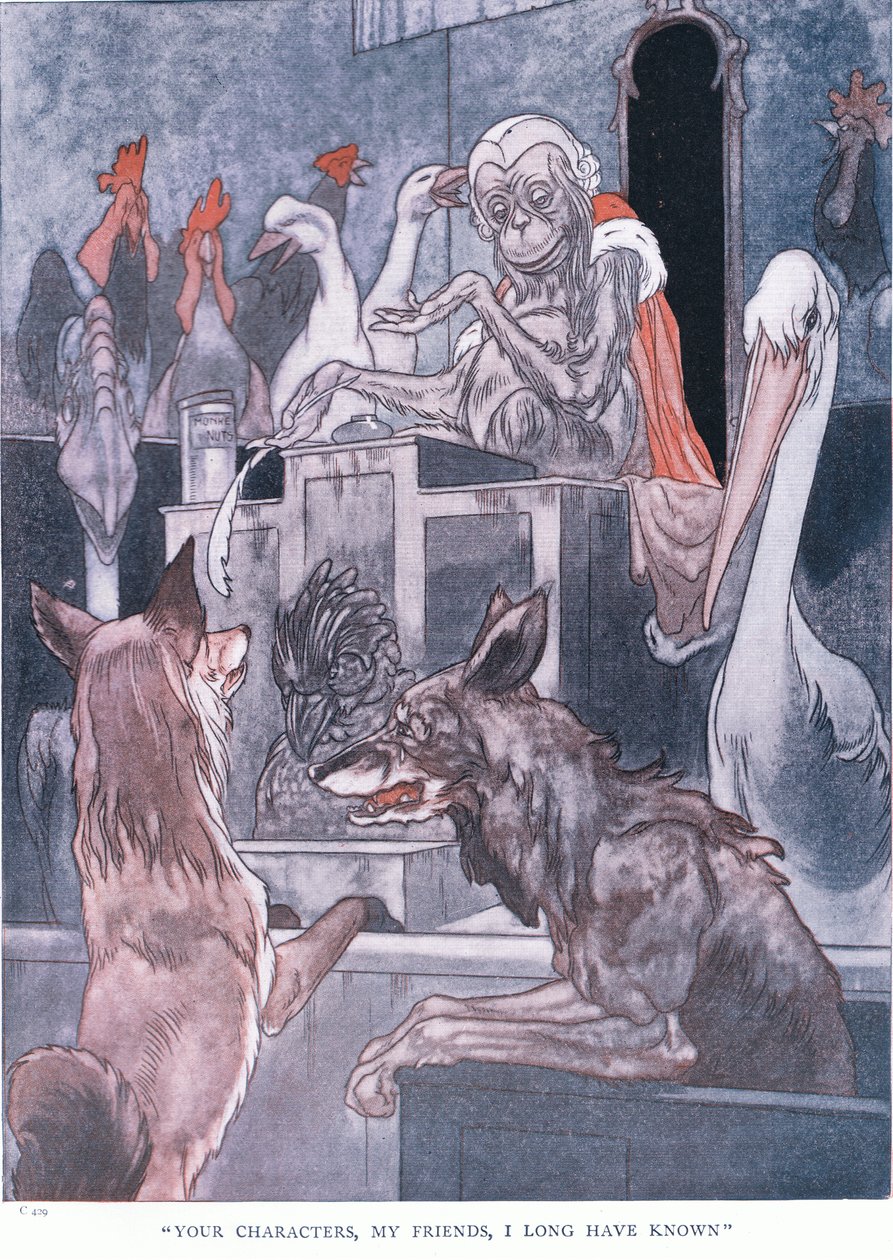 Seus personagens, meu amigo, eu conheço há muito tempo. 1930 de Charles Robinson