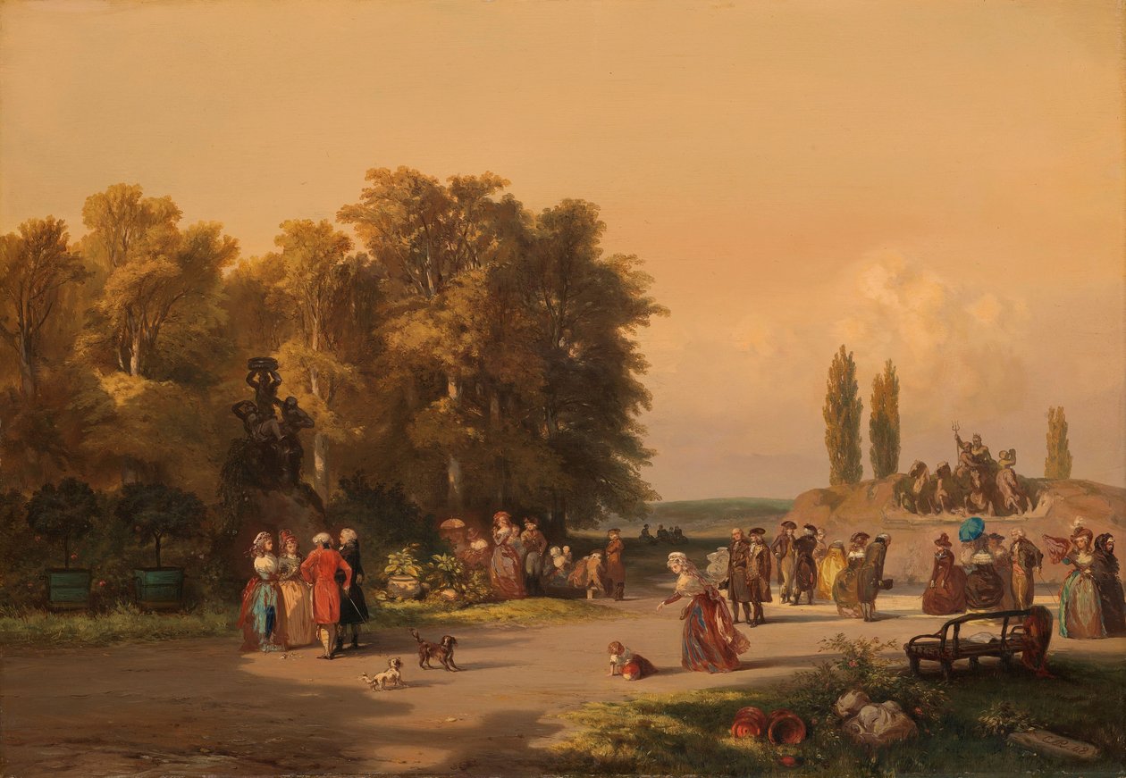 Parque nos arredores de Paris de Charles Rochussen