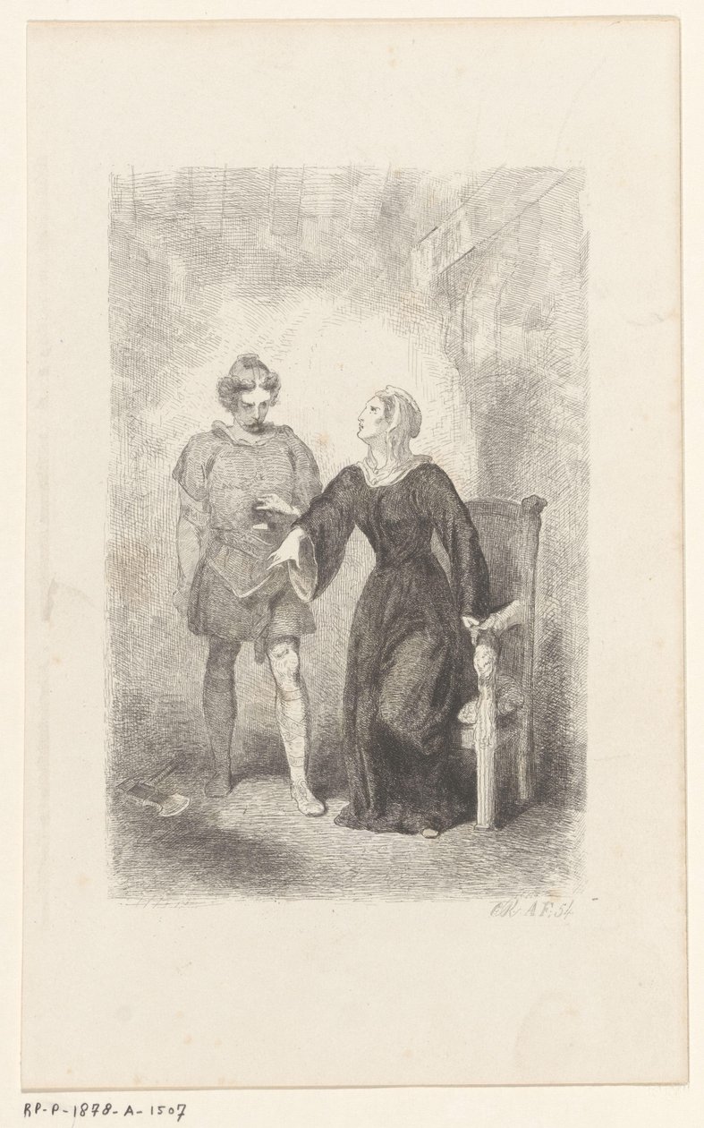 Wilfried com a sua mãe de Charles Rochussen