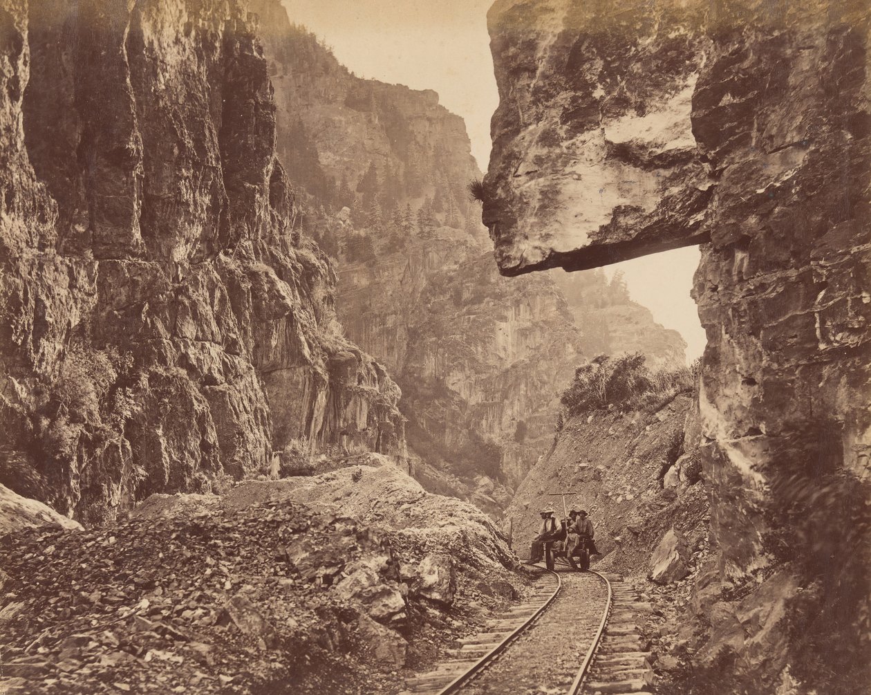 American Fork Canyon, c. 1875. de Charles Roscoe Savage