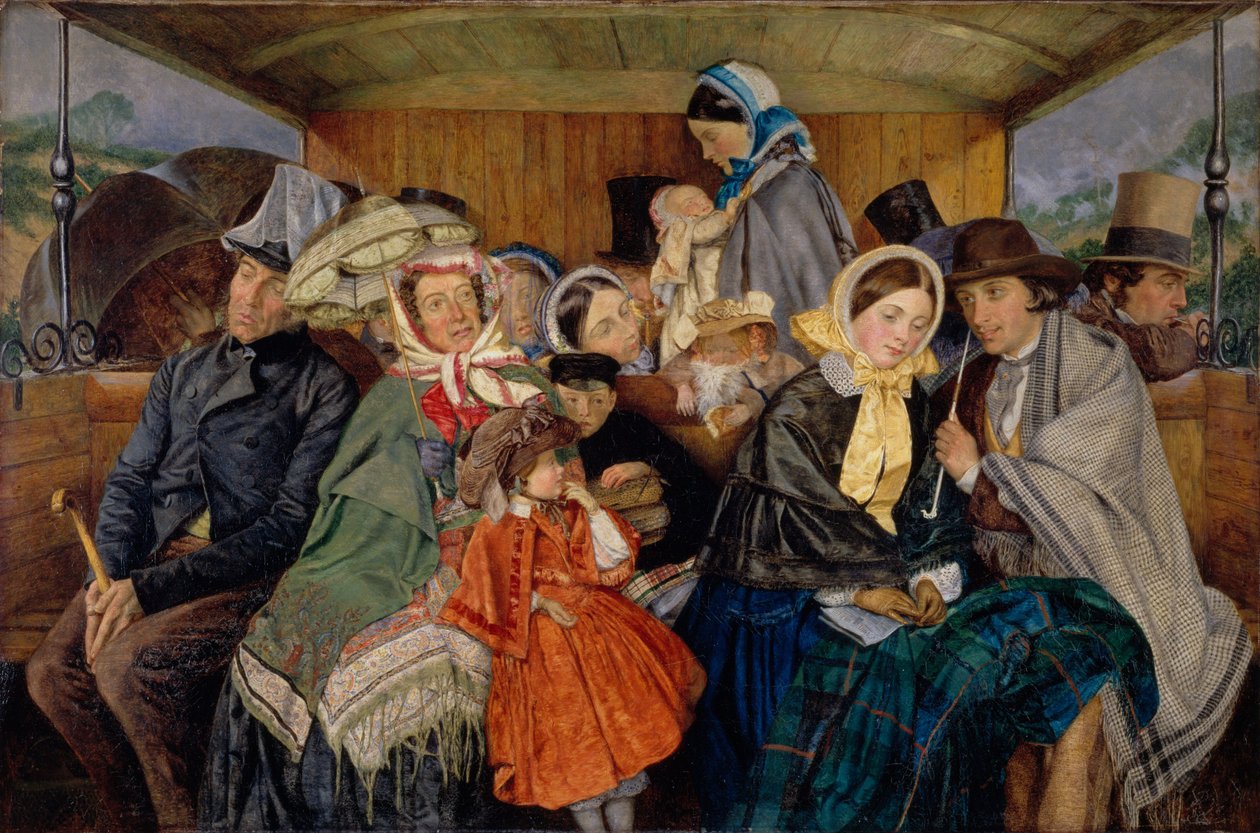 Para Brighton e Back para Three e Sixpence, 1859 de Charles Rossiter