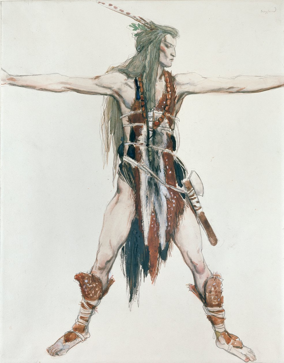 Desenho de Fantasia para Siegfried, c1850-1880 de Charles S Ricketts