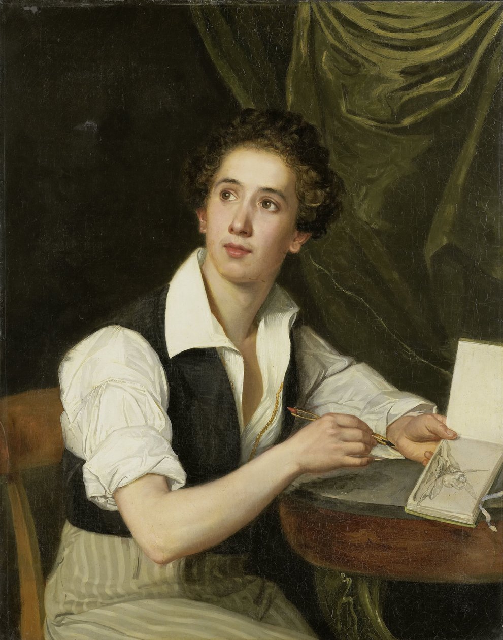 Auto-retrato de Charles Saligo
