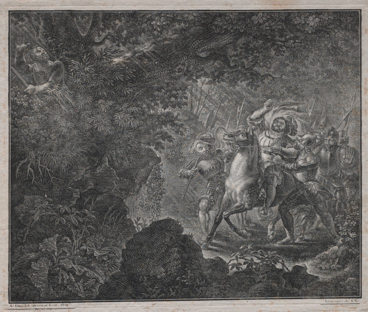 Guilherme Tell em Kuessnacht, 1820. de Charles Samuel Girardet