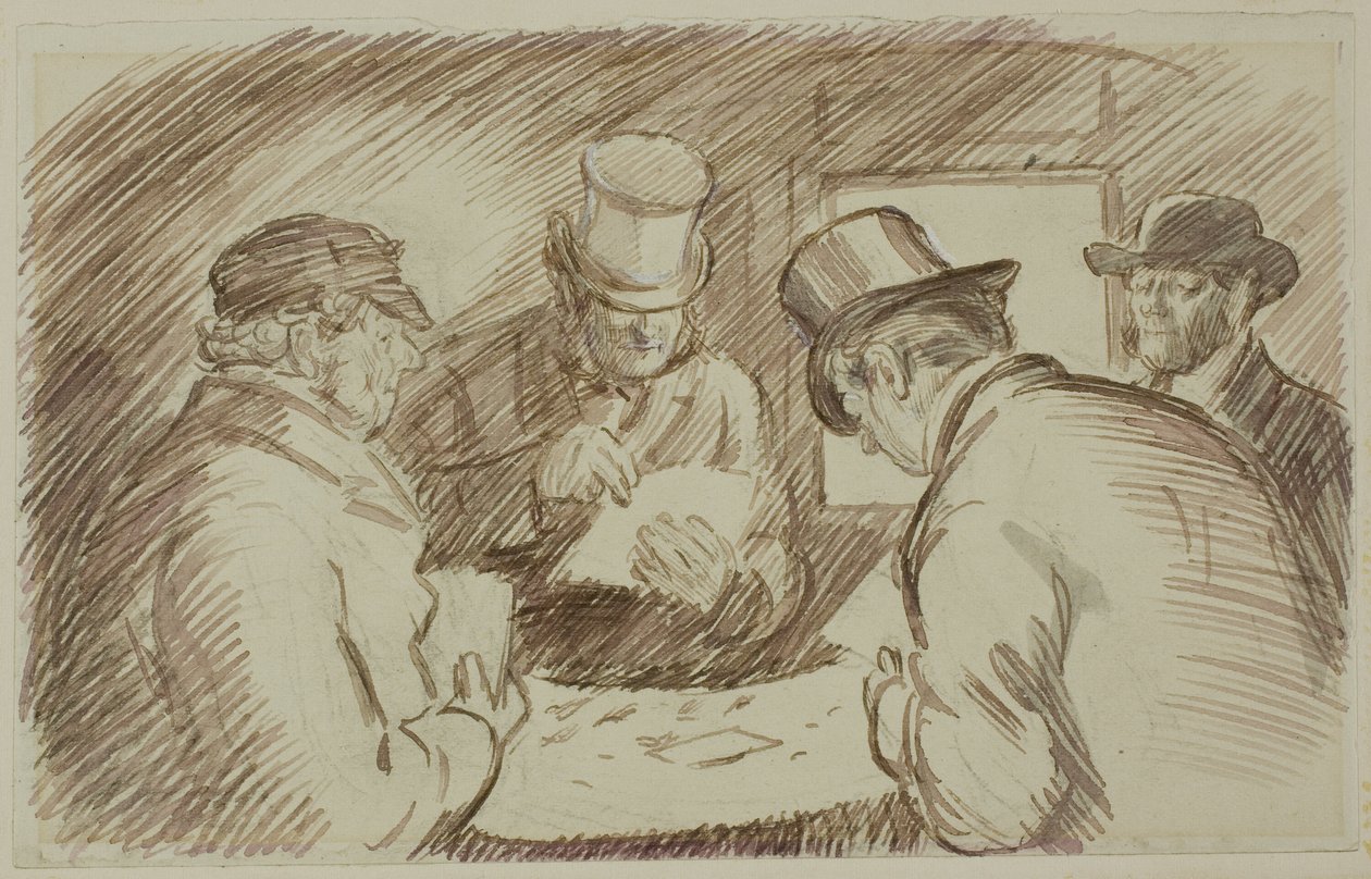 Um jogo de cartas de Charles Samuel Keene