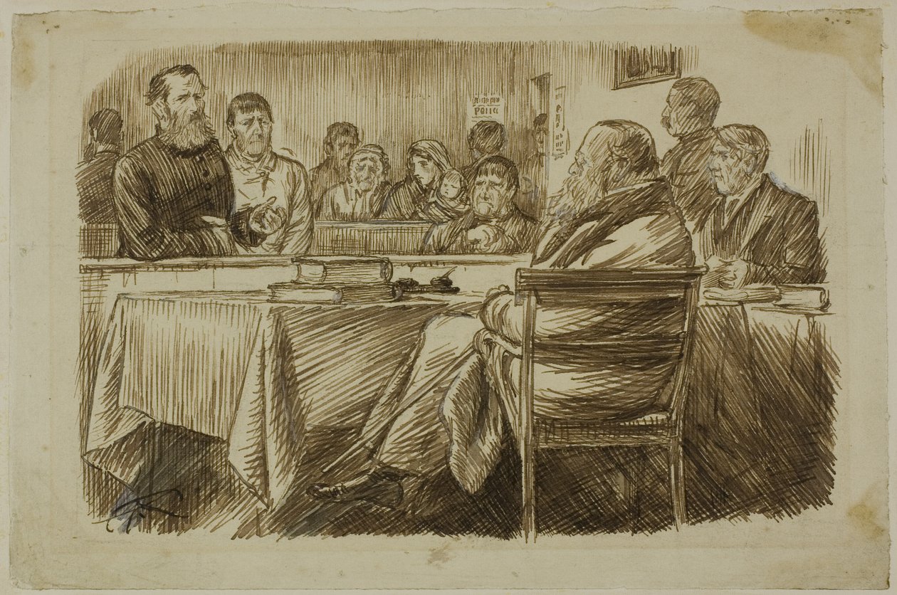 Cena do Tribunal de Charles Samuel Keene