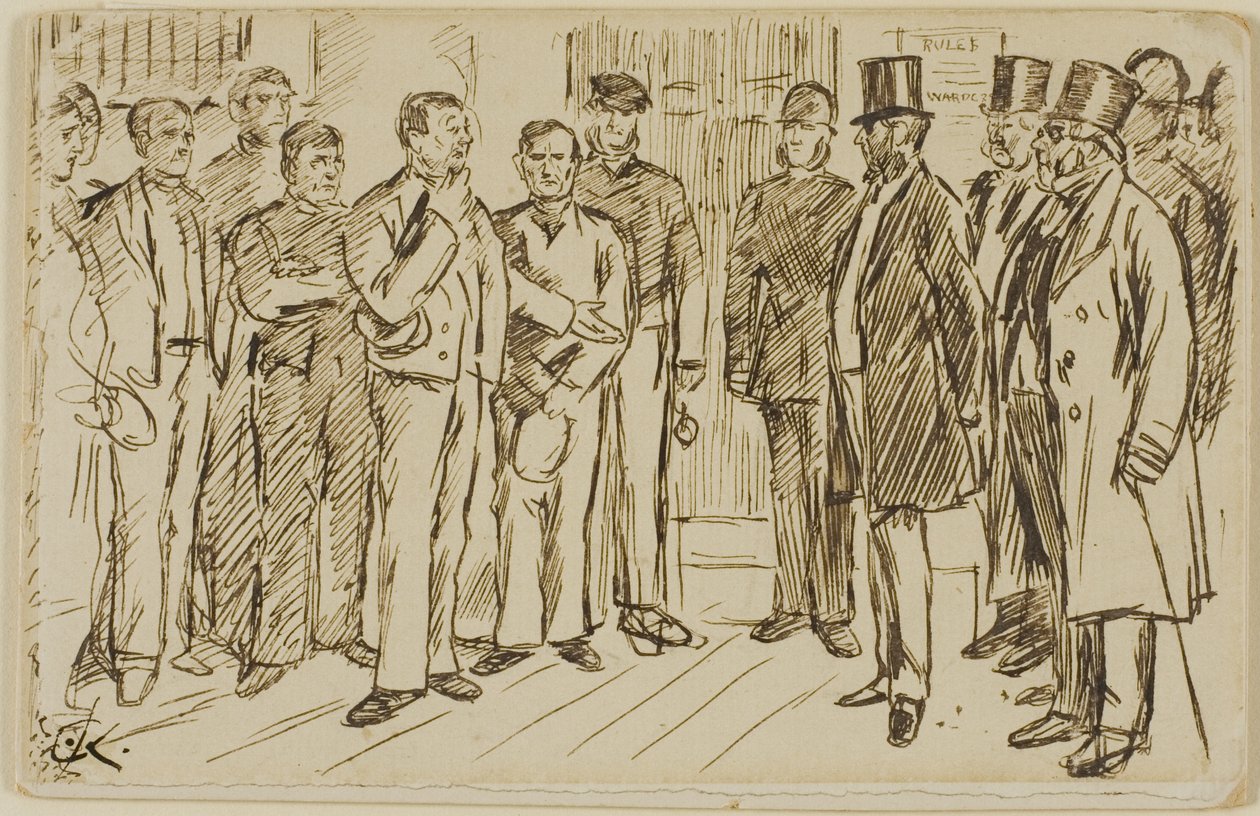 Identificação do recluso de Charles Samuel Keene