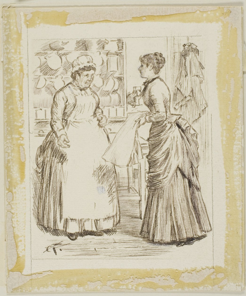 Na cozinha de Charles Samuel Keene