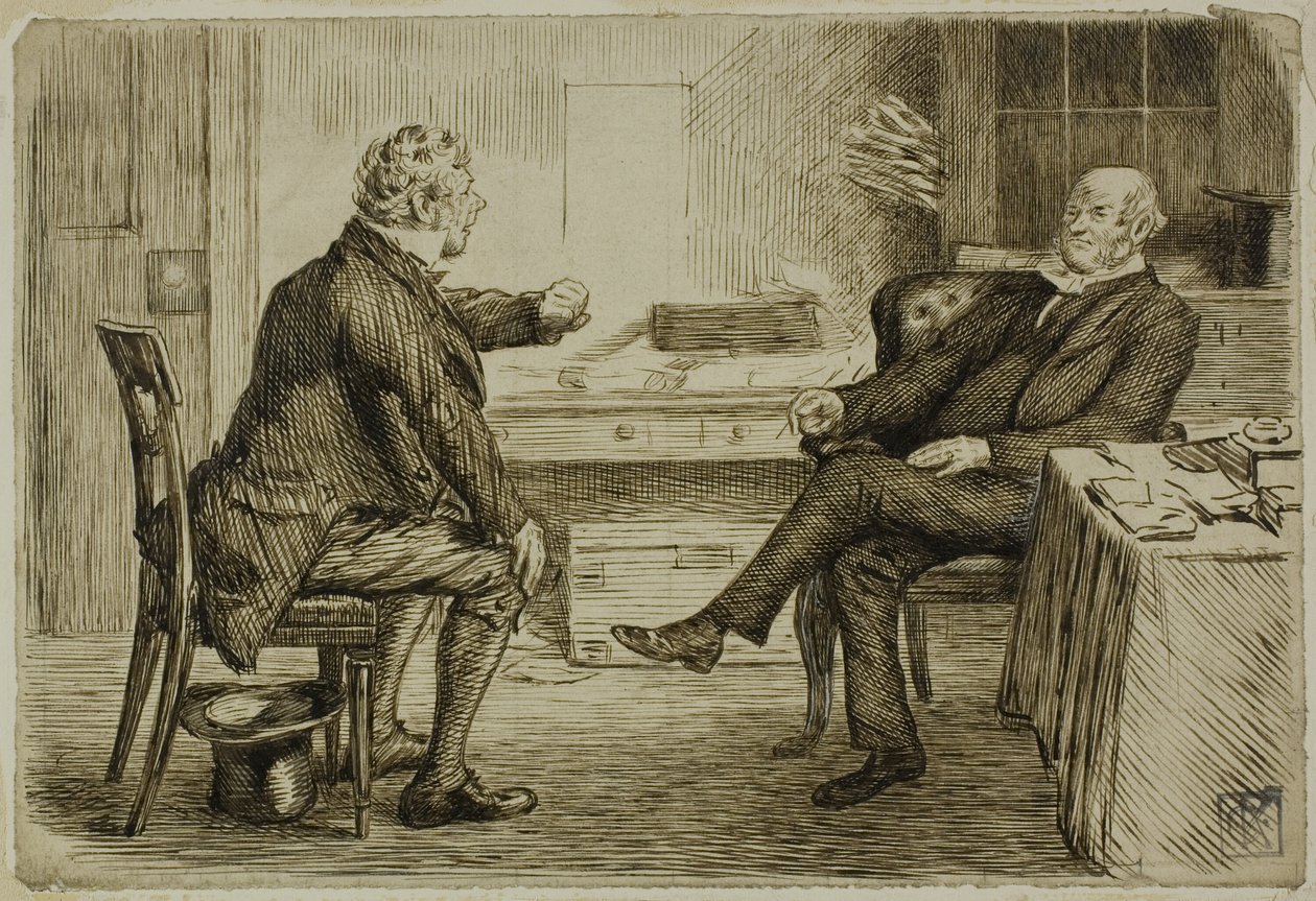 Advogado e Cliente de Charles Samuel Keene
