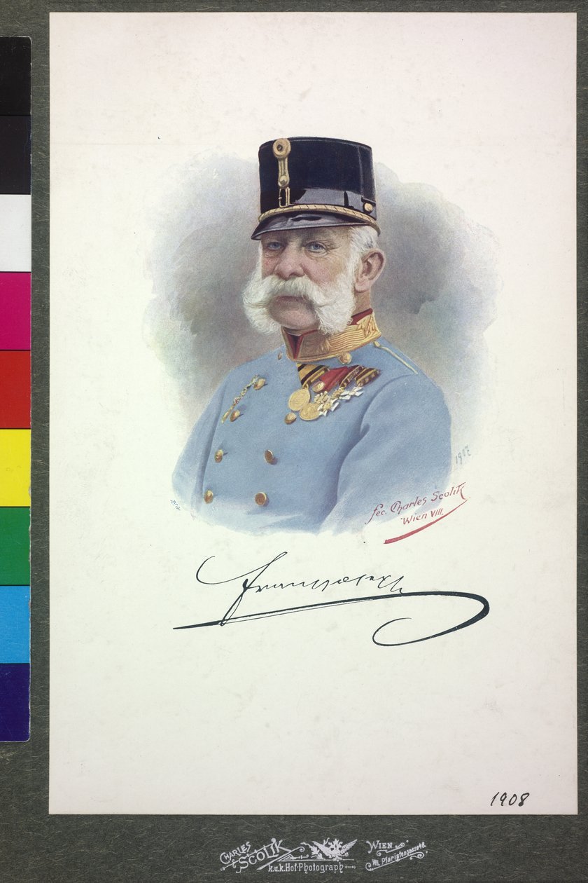 Imperador da Áustria Franz Joseph I de Charles Scolik