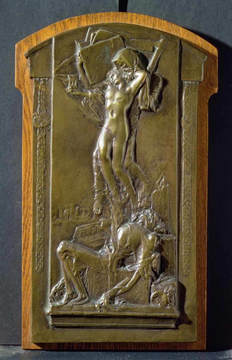 Morte e a Donzela, c.1911-12 (bronze) de Charles Sergeant Jagger