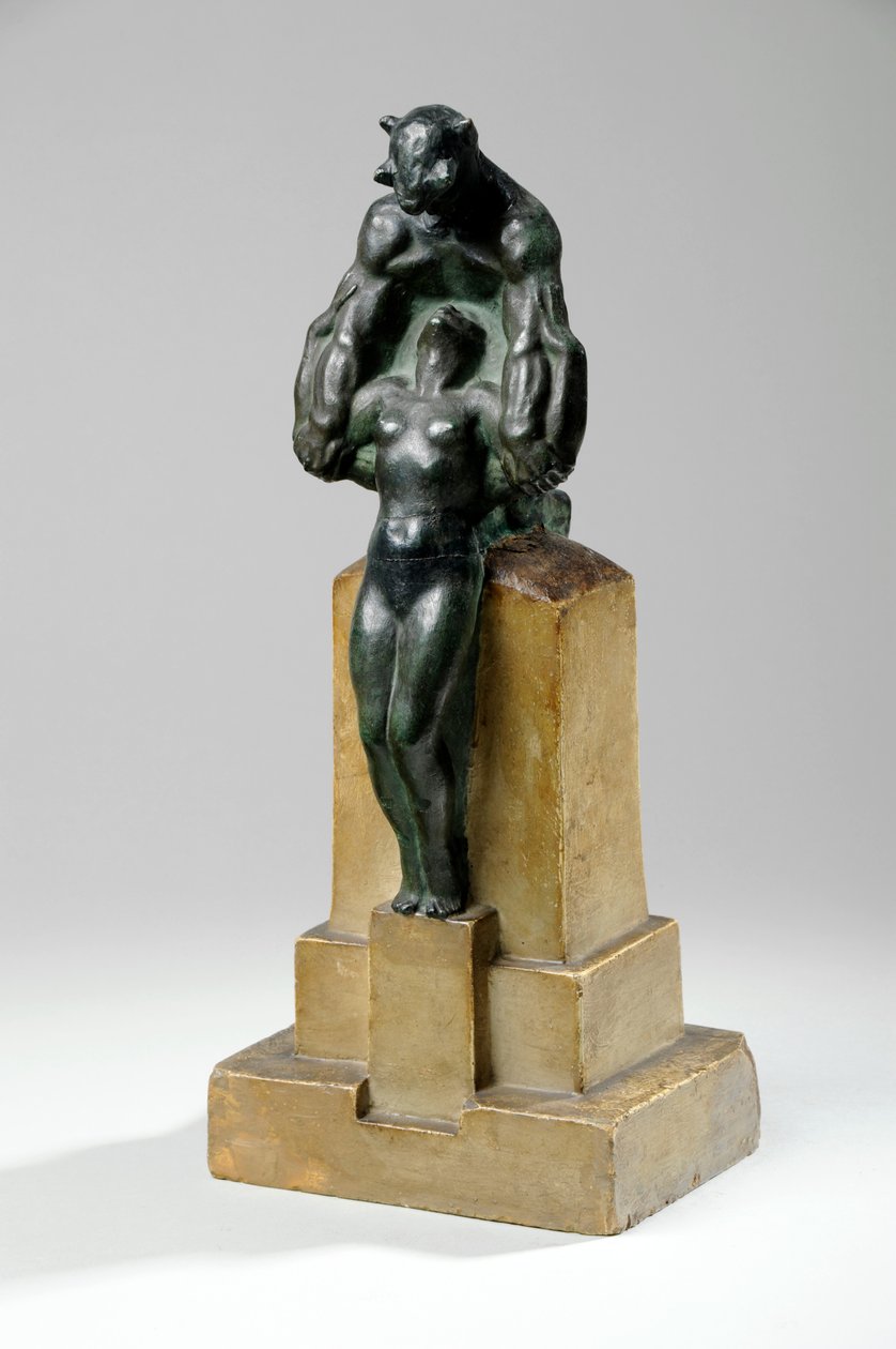 Maquete para um Grupo de Ninfas e Sátiros de Fonte de Jardim de Charles Sergeant Jagger